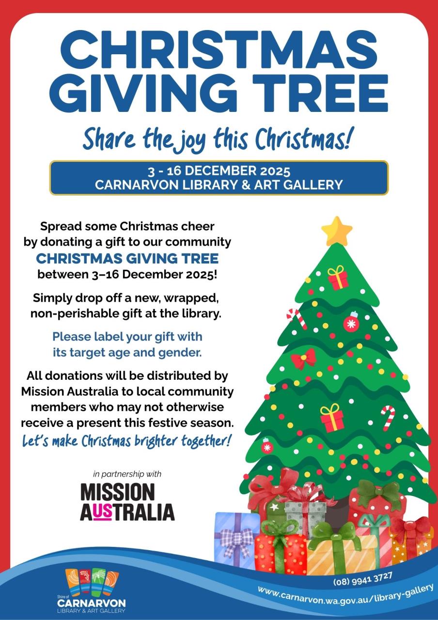 Christmas Giving Tree 2025 poster 